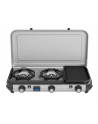 Campingaz Camping Kitchen 2 Multi Cook, gas cooker (grey, 2 hobs 2x 1.8 kW + grill plate 0.9 kW) - nr 6