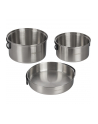 Campingaz pot set Camping Kit, 5 pieces (stainless steel, 2 pots + 2 lids + 1 pan) - nr 20