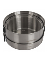 Campingaz pot set Camping Kit, 5 pieces (stainless steel, 2 pots + 2 lids + 1 pan) - nr 22