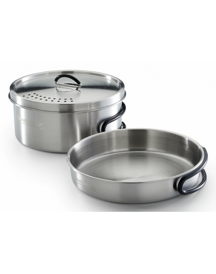 Campingaz pot set Trekking Kit, 3-piece (stainless steel, 1 pot + 1 lid + 1 pan) główny