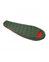 High Peak mummy sleeping bag Pak 1000 ECO (dark green/red) - nr 1