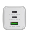goobay USB-C fast charger Nano, PD, GaN, 65 watts (Kolor: BIAŁY, 1x USB-A, 2x USB-C PD, Charge 3.0) - nr 6