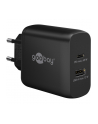 goobay USB-C PD dual fast charger 45 watts (Kolor: CZARNY, 1x USB-A, 1x USB-C PD, GaN technology) - nr 3