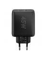 goobay USB-C PD dual fast charger 45 watts (Kolor: CZARNY, 1x USB-A, 1x USB-C PD, GaN technology) - nr 5