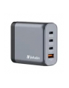 Verbatim GaN charger 140W, 1x USB-A, 3x USB-C (grey, PD 3.1, PD 3.0, QC 3.0) - nr 19