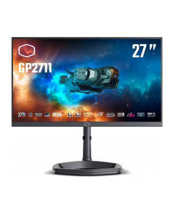 Cooler Master Tempest GP2711, gaming monitor - 27 - Kolor: CZARNY, QHD, VA, Mini LED, Quantum Dot, 165Hz panel