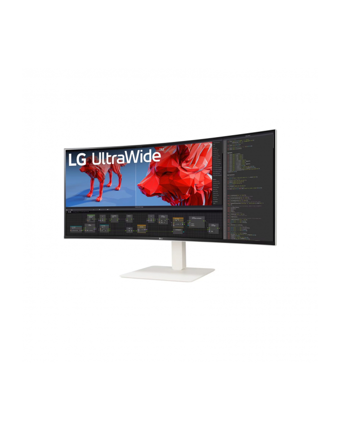 lg electronics LG 38WR85QC-W, LED monitor - 37.5 - Kolor: BIAŁY, UWQHD , Nano-IPS, curved, AMD Free-Sync Premium Pro, Nvidia G-Sync compatible, 144Hz panel główny