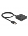 DeLOCK DisplayPort Switch 2 > 1 bidirectional 8K (Kolor: CZARNY, 50cm) - nr 2