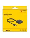 DeLOCK DisplayPort Switch 2 > 1 bidirectional 8K (Kolor: CZARNY, 50cm) - nr 7