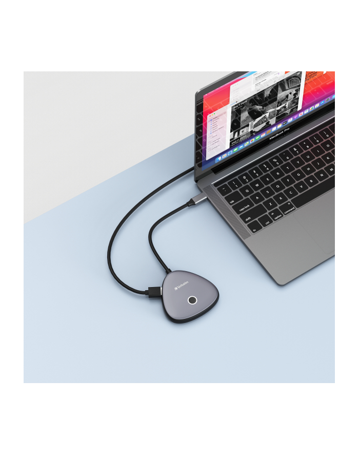 Verbatim Share My Screen USB Wireless Adapter 4K with Hub WDA-01 (Kolor: CZARNY) główny