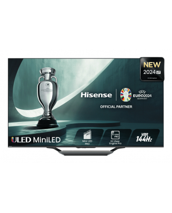 Hisense 55U7NQ, QLED TV - 55 - Kolor: CZARNY/graphite, UltraHD/4K, triple tuner, mini LED, 120Hz panel