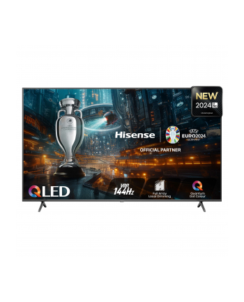 Hisense 85E77NQ PRO, QLED TV - 85 - Kolor: CZARNY, UltraHD/4K, triple tuner, PVR, 120Hz panel