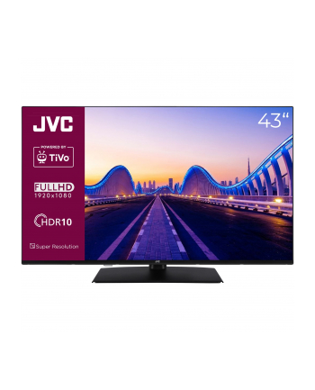 JVC LT-43VF5355, LED TV - 43 - Kolor: CZARNY, FullHD, triple tuner, Smart TV, TiVo operating system