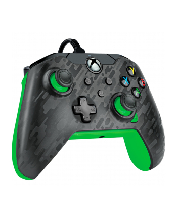 PDP Wired Controller - Neon Carbon, Gamepad (anthracite/green, for Xbox Series X|S, Xbox One, PC)