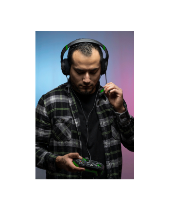 PDP Wired Controller - Neon Carbon, Gamepad (anthracite/green, for Xbox Series X|S, Xbox One, PC)