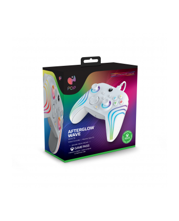 PDP Afterglow Wave Wired, Gamepad (Kolor: BIAŁY, for Xbox ' PC)