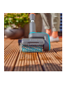 GARD-ENA roller brush medium, for cordless multi-cleaner AquaBrush, washing brush (grey/turquoise, for sensitive surfaces) - nr 13