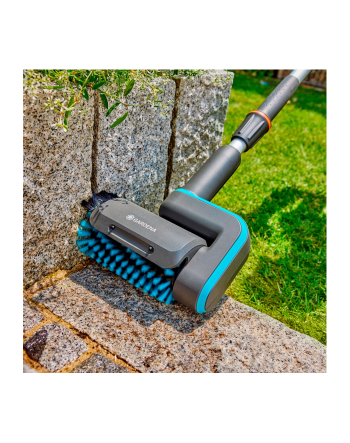 GARD-ENA roller brush medium, for cordless multi-cleaner AquaBrush, washing brush (grey/turquoise, for sensitive surfaces) główny