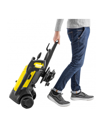 Kärcher high-pressure cleaner K 4 WCM Premium (yellow/Kolor: CZARNY, with dirt blaster and hose reel)