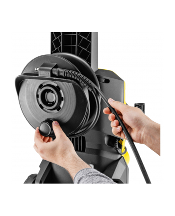 Kärcher high-pressure cleaner K 5 WCM Premium Home (yellow/Kolor: CZARNY, with dirt blaster, hose reel and surface cleaner)
