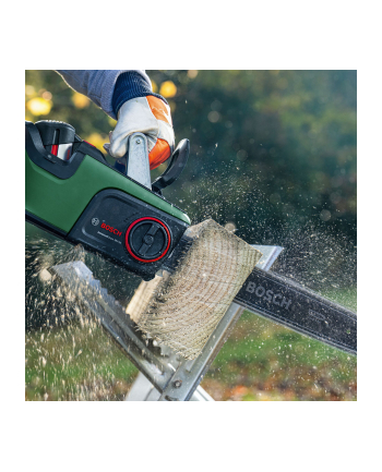 bosch powertools Bosch cordless chainsaw AdvancedChain 36V 35-40, 36Volt, electric chainsaw (green/Kolor: CZARNY, Li-ion battery 2.0Ah, POWER FOR ALL)