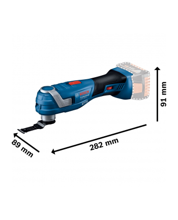 bosch powertools Bosch Cordless Multi-Cutter GOP 18V-34 Solo Professional, 18Volt, multifunctional tool (blue/Kolor: CZARNY, without battery and charger)
