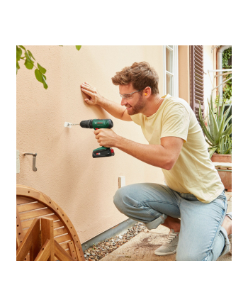 bosch powertools Bosch cordless impact drill EasyImpact 18V-38 (green/Kolor: CZARNY, Li-ion battery 2.0Ah, case, POWER FOR ALL ALLIANCE)