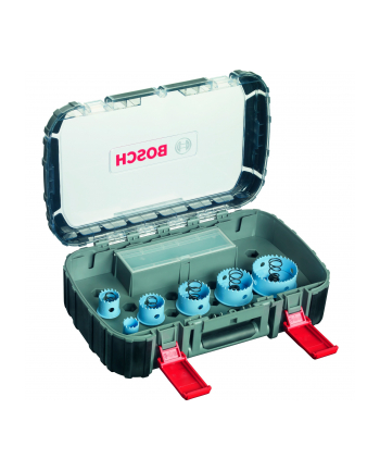 bosch powertools Bosch hole saw set Special for Sheet Metal Electrics, 22-64mm, 9-piece (in case)