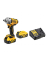 D-EWALT cordless impact wrench DCF891P2T, 18Volt, 1/2 (yellow/Kolor: CZARNY, 2x Li-Ion XR battery 5.0Ah, 9-piece accessory set) - nr 1