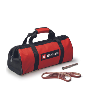 Einhell cordless band file TE-BF 18 Li-solo, 18Volt, electric file (red/Kolor: CZARNY, without battery and charger, in tool bag)