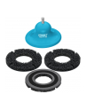 Hazet wheel hub grinder (base body + 3 grinding wheels), 160mm (blue, 4-part, 11mm external hexagon) - nr 1