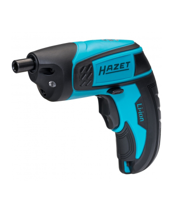 Hazet mini cordless screwdriver 9230B-1, 1/4 bits, including holster (blue/Kolor: CZARNY, 7 pieces)