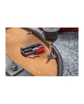 Wiha bit set FlipSelector Standard, TORX (Kolor: CZARNY/red, 15 pieces, with belt clip)