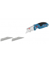 bosch powertools Bosch cutter knife set Professional, 2-piece, carpet knife (blue, for snap-off blades and trapezoidal blades) - nr 11