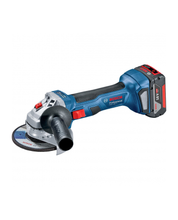 bosch powertools Bosch combo set cordless angle grinder GWS 18V-7 + cordless hammer drill GBH 18V-22, tool set (blue, 2x Li-ion battery 4.0Ah, tool bag)