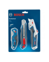 bosch powertools Bosch professional knife set, 3 pieces, carpet knife (blue, for snap-off blades and trapezoidal blades) - nr 2