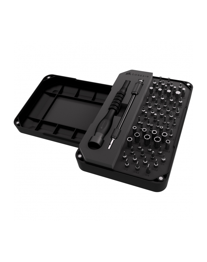 Corsair PC-DIY Precision Toolkit Tool Set (Black, 67 Pieces) główny
