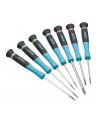 Hazet electronic screwdriver set 811EL/7, 7 pieces (Kolor: CZARNY/blue, slotted and Phillips) - nr 1