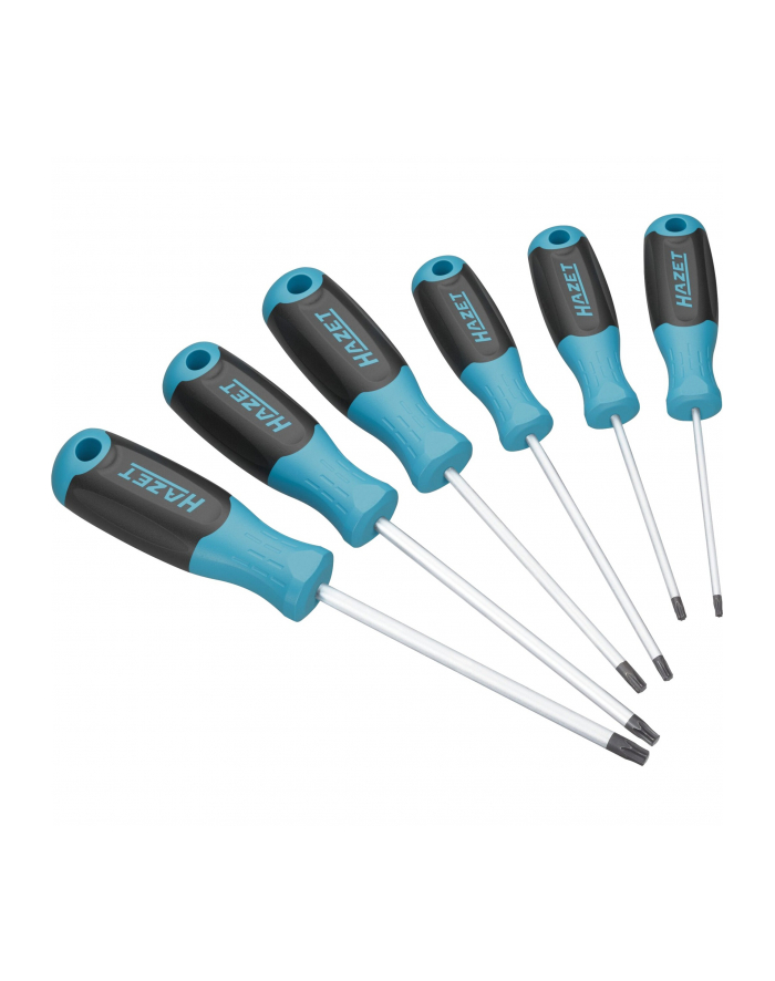 Hazet screwdriver set 811T/6 TORX, 6-piece (blue/Kolor: CZARNY, non-slip HAZET 3-component handle) główny