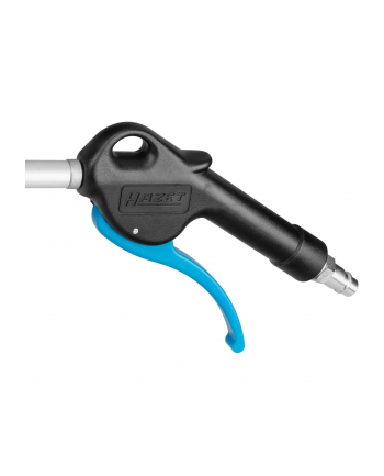 Hazet blow gun 9040LG-3/2, long, blow tool (Kolor: CZARNY/blue, with Venturi nozzle, 90 side nozzle)