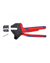 KNIPEX Crimping system pliers 97 43 66 EVO, crimping pliers (red/blue, for MC4 EVO 2 solar connectors) - nr 12