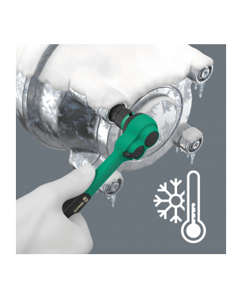 Wera 8010 B Zyklop Comfort ratchet, 3/8 (Kolor: CZARNY/green, comfort ratchet with reversing lever)