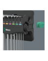 Wera 950/9 Hex-Plus 8 L-key set, 9 pieces, screwdriver (chrome, with retaining clip and wall holder) - nr 7