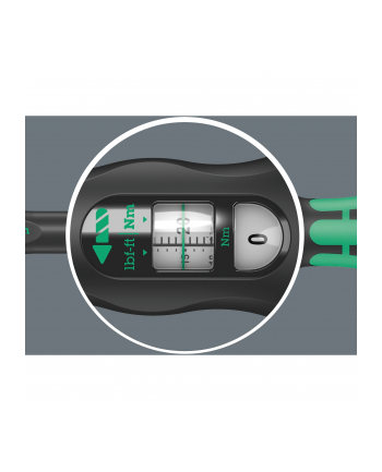 Wera torque wrench for insert tools Click-Torque X 7 (Kolor: CZARNY/green, with square insert 14x18mm)