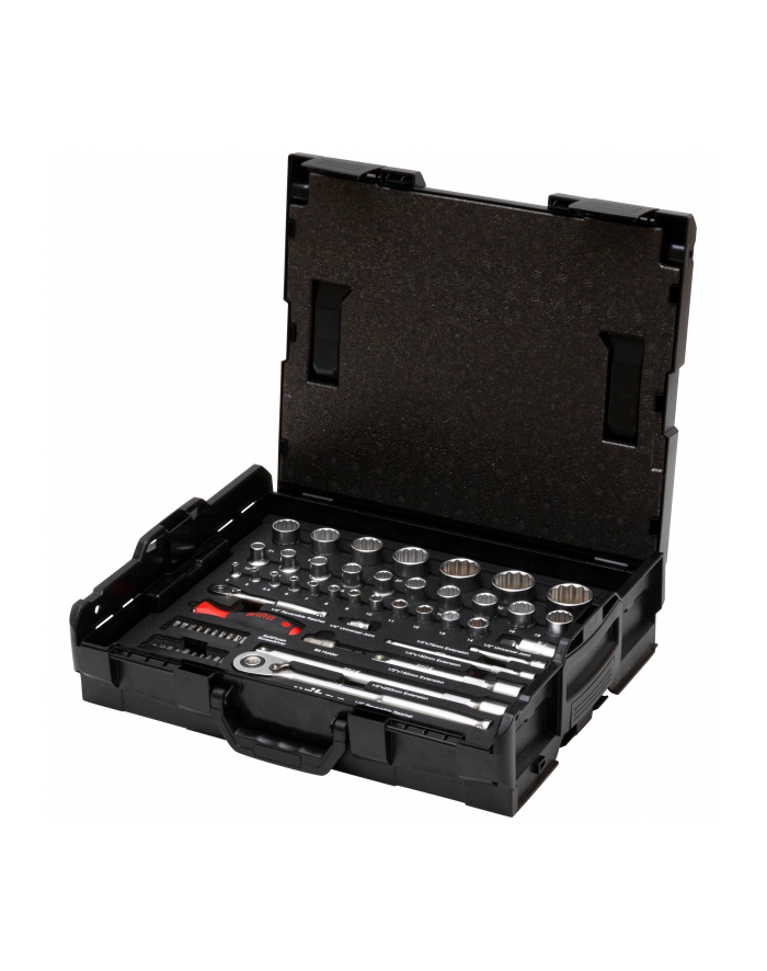 Wiha socket wrench and bit set 1/4 and 1/2, 60 pieces (with 2 ratchets and plug-in handle, in L-BOXX) główny