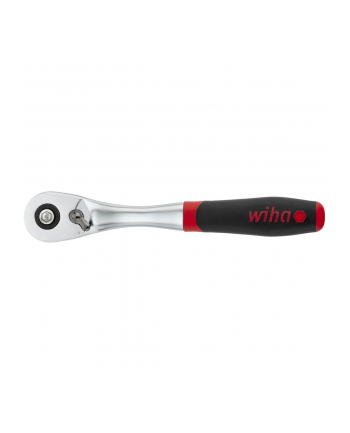 Wiha reversible ratchet 3/8, push button and ball lock (Kolor: CZARNY/red)