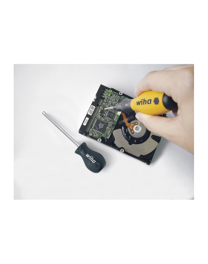 Wiha torque screwdriver set TorqueVario-S Micro ESD (Kolor: CZARNY/yellow, 18 pieces, 0.1 - 0.6Nm) główny