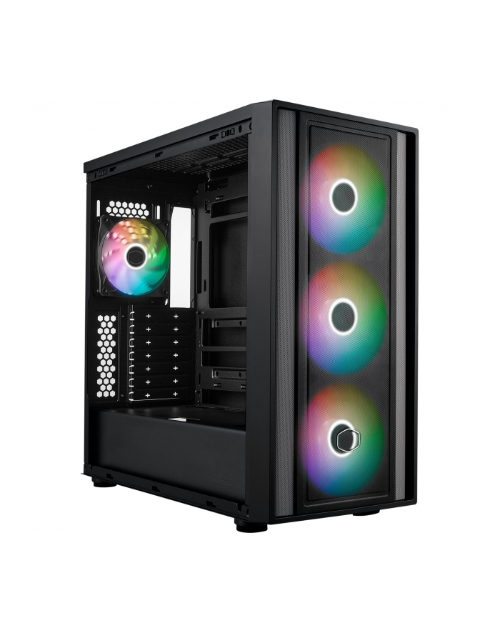Cooler Master MasterBox 600, tower case (Kolor: CZARNY, tempered glass) główny