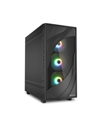 Sharkoon Rebel C80M RGB, tower case (Kolor: CZARNY)