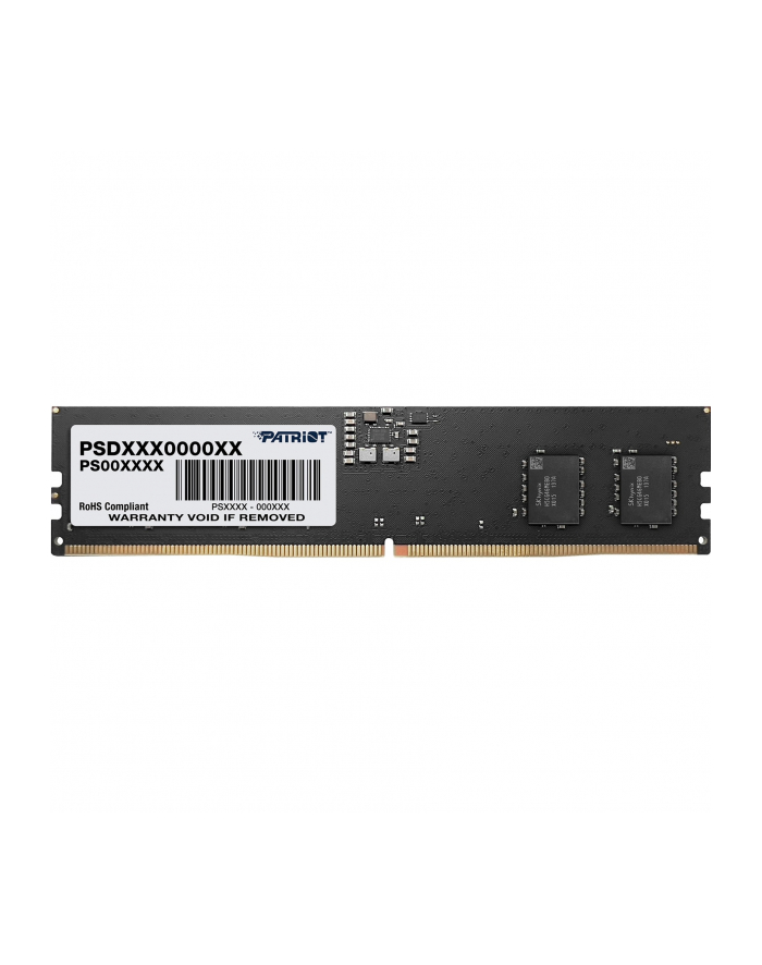 Patriot DDR5 - 32GB - 4800 - CL - 40 - Single RAM (Kolor: CZARNY, PSD532G48002, Signature) główny